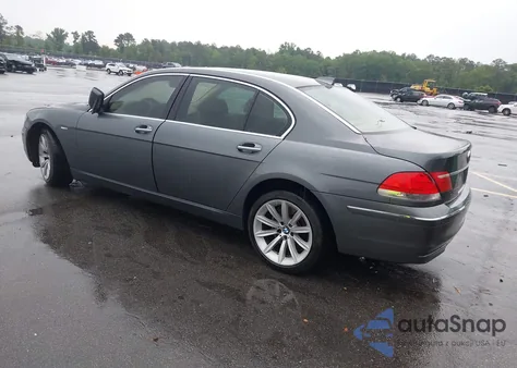 2007 BMW 750Li z USA, uszkodzony, nr VIN WBAHN83507DT74232